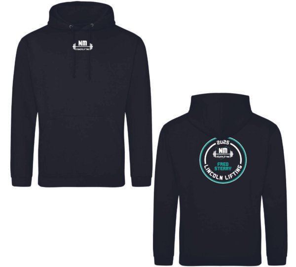 NM Powerlifting 2025 Lincoln Lifting Hoodie Black