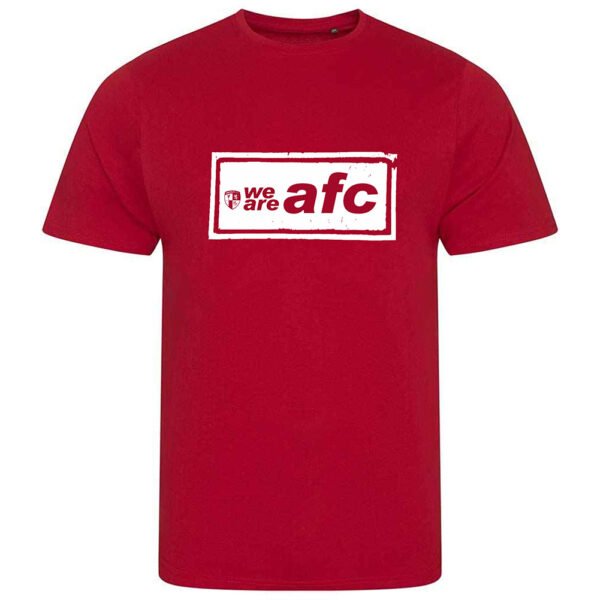 Hinckley AFC – "we are afc" T-Shirt Red